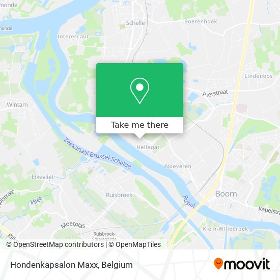 Hondenkapsalon Maxx map