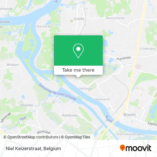 Niel Keizerstraat map