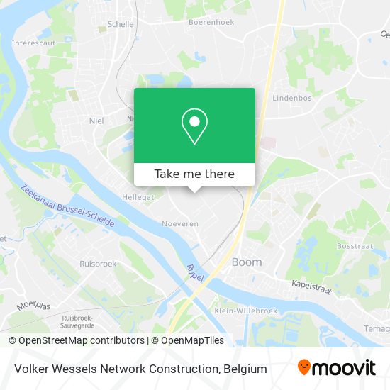 Volker Wessels Network Construction map