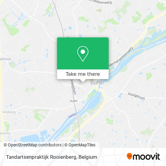 Tandartsenpraktijk Rooienberg map
