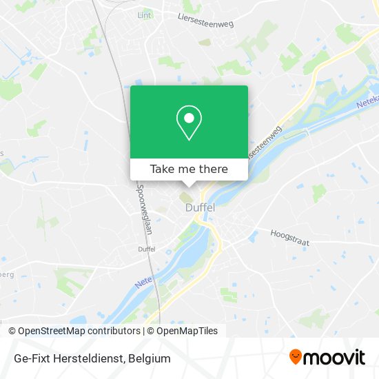 Ge-Fixt Hersteldienst map