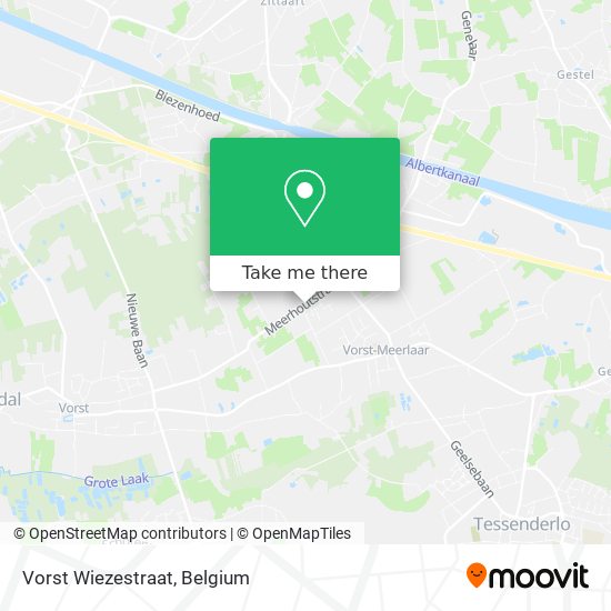 Vorst Wiezestraat plan