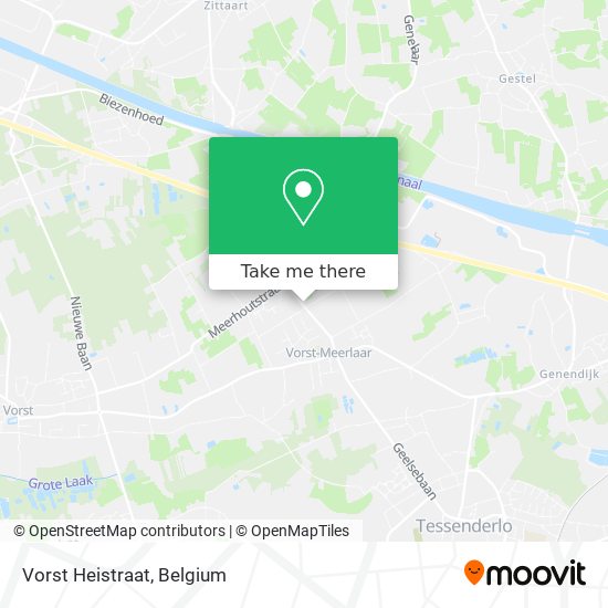 Vorst Heistraat map