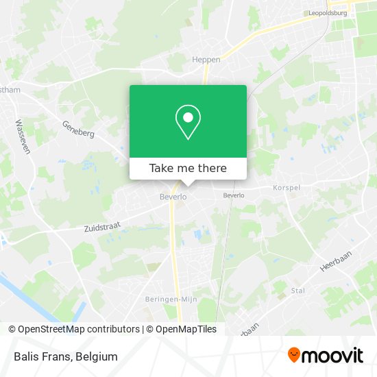 Balis Frans map