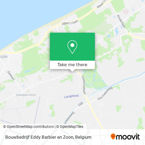 Bouwbedrijf Eddy Barbier en Zoon map