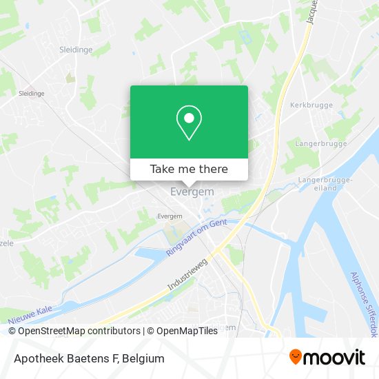 Apotheek Baetens F map