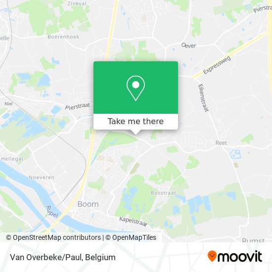 Van Overbeke/Paul map