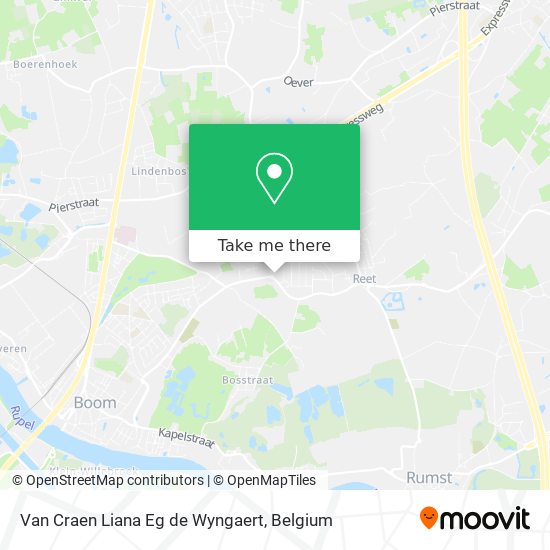 Van Craen Liana Eg de Wyngaert map