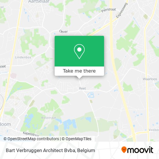 Bart Verbruggen Architect Bvba map