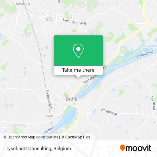 Tysebaert Consulting map