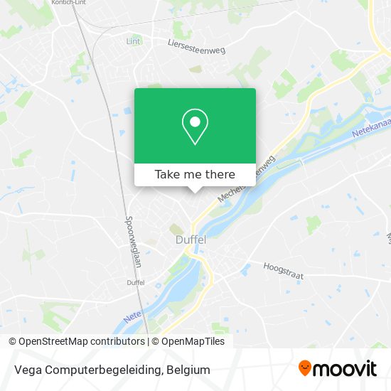 Vega Computerbegeleiding map