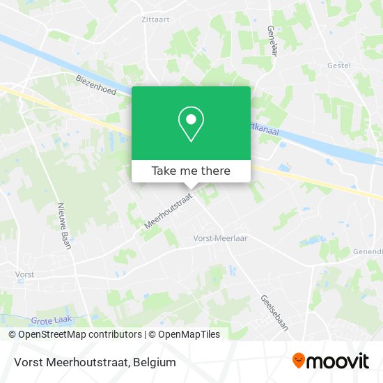 Vorst Meerhoutstraat plan