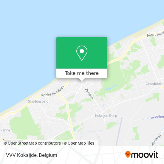 VVV Koksijde map