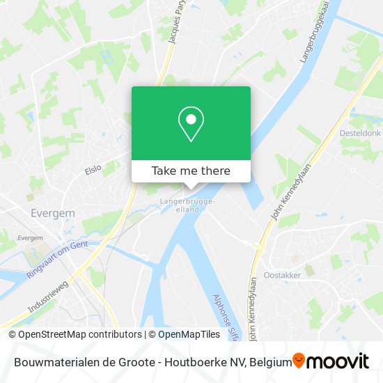 Bouwmaterialen de Groote - Houtboerke NV plan