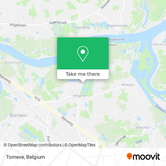 Tomeve map