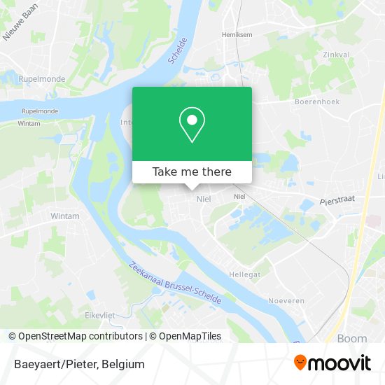 Baeyaert/Pieter map