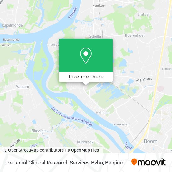 Personal Clinical Research Services Bvba map