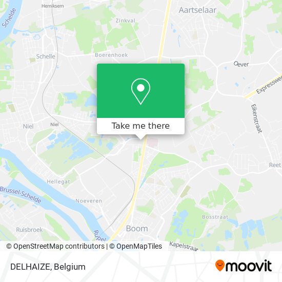 DELHAIZE map