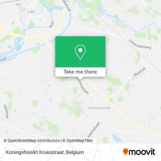 Koningshooikt Kruisstraat map