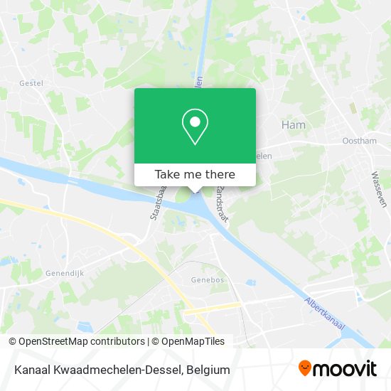 Kanaal Kwaadmechelen-Dessel map