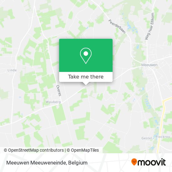 Meeuwen Meeuweneinde map