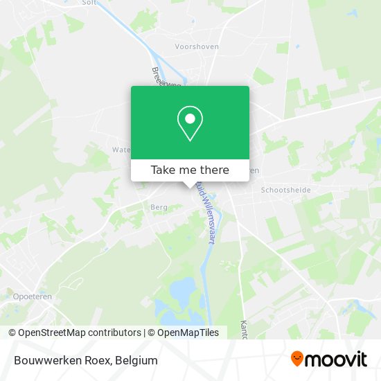 Bouwwerken Roex map