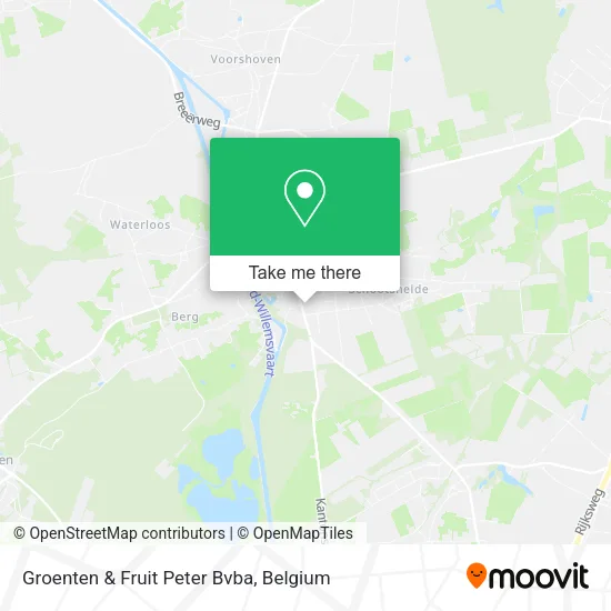 Groenten & Fruit Peter Bvba map
