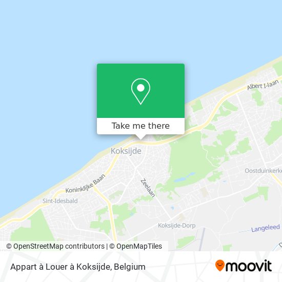 Appart à Louer à Koksijde plan