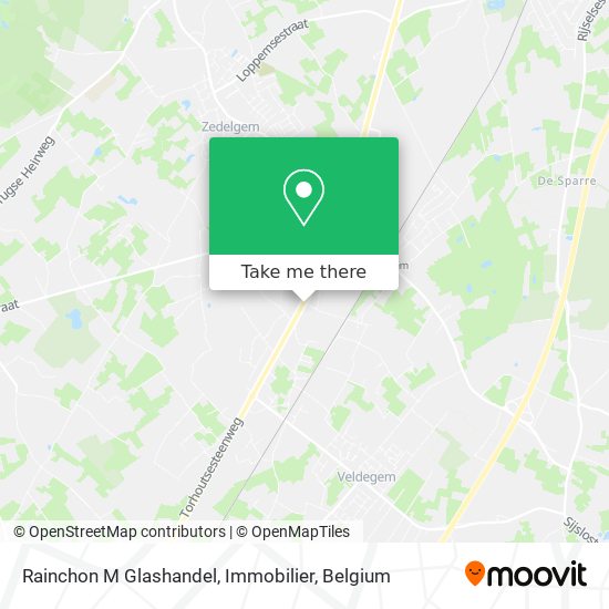 Rainchon M Glashandel, Immobilier plan