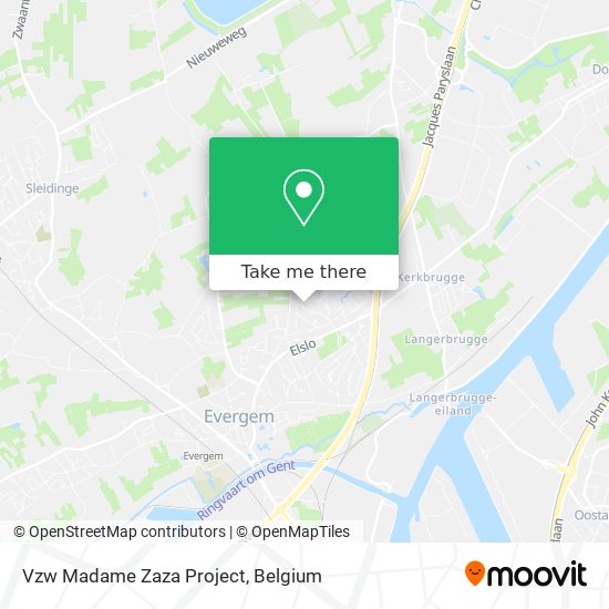 Vzw Madame Zaza Project map