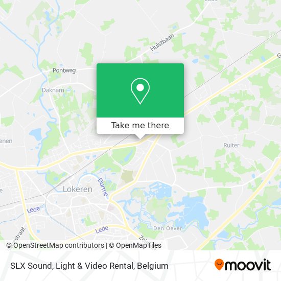 SLX Sound, Light & Video Rental map