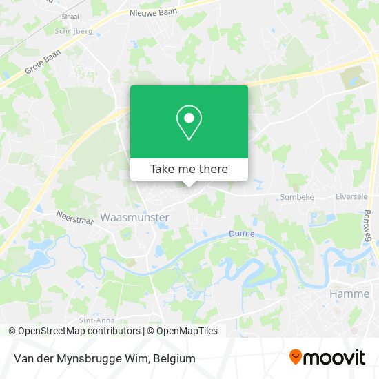 Van der Mynsbrugge Wim map