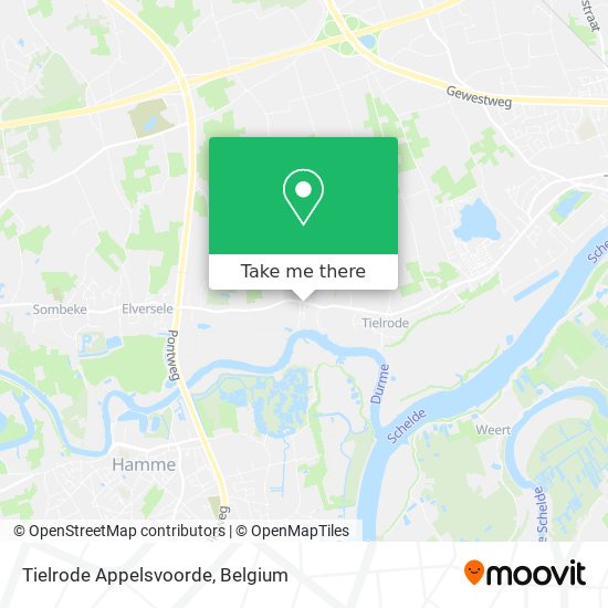 Tielrode Appelsvoorde map