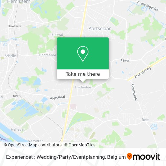 Experiencet : Wedding / Party / Eventplanning map