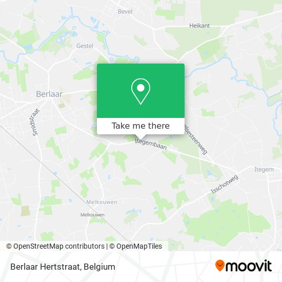 Berlaar Hertstraat map