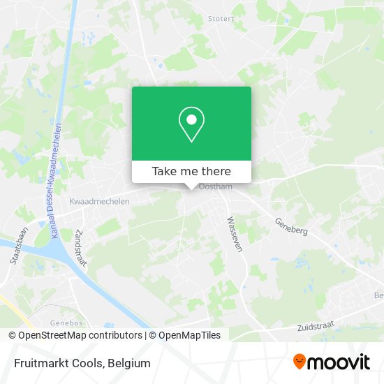 Fruitmarkt Cools map