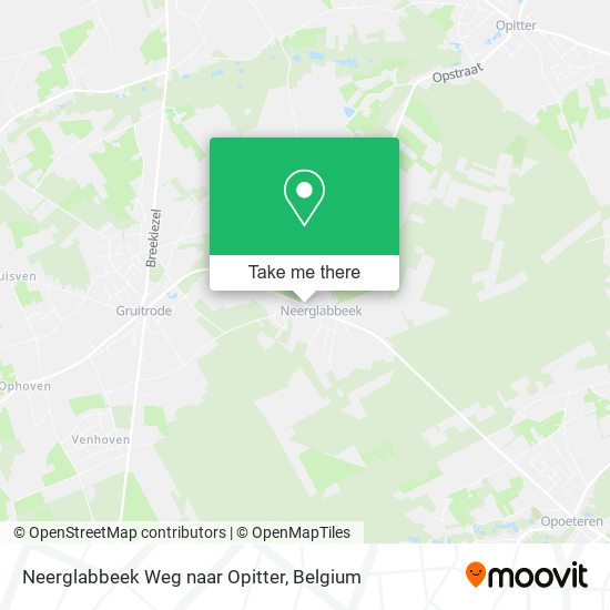 Neerglabbeek Weg naar Opitter map