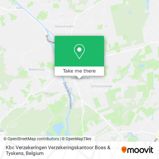 Kbc Verzekeringen Verzekeringskantoor Boes & Tyskens map