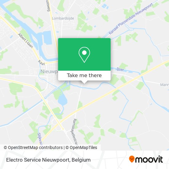 Electro Service Nieuwpoort map