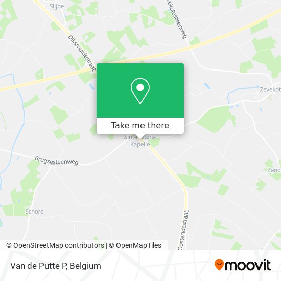 Van de Putte P map