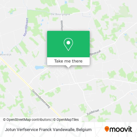 Jotun Verfservice Franck Vandewalle map