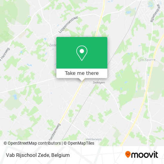 Vab Rijschool Zede plan