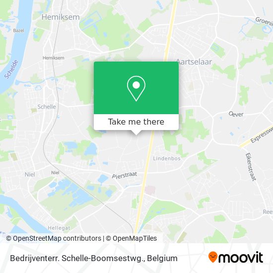 Bedrijventerr. Schelle-Boomsestwg. plan