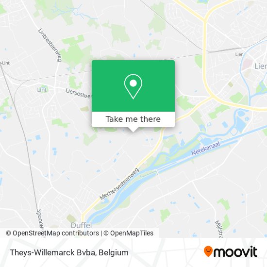 Theys-Willemarck Bvba map