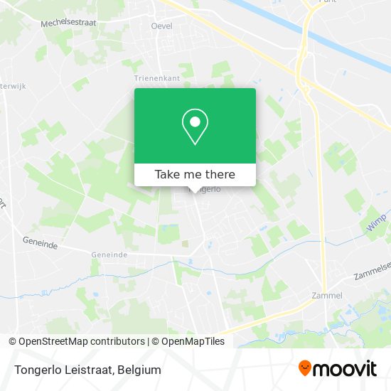 Tongerlo Leistraat map