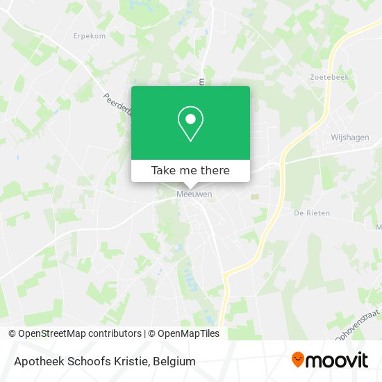 Apotheek Schoofs Kristie map
