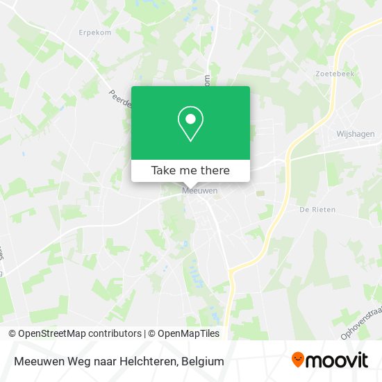 Meeuwen Weg naar Helchteren map