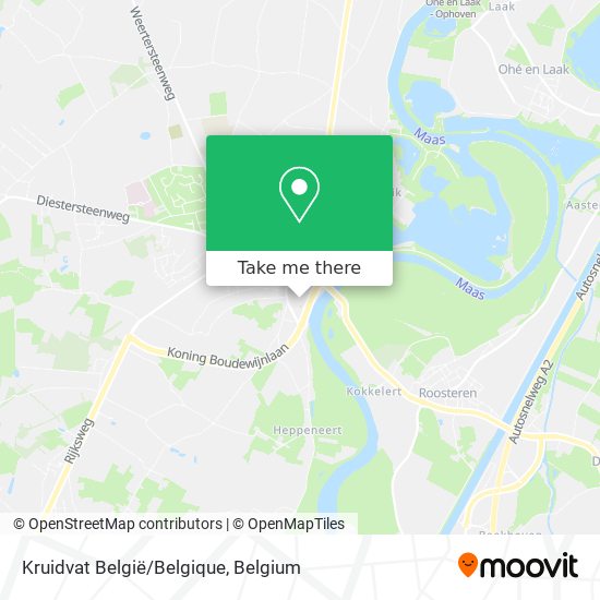 Kruidvat België/Belgique map