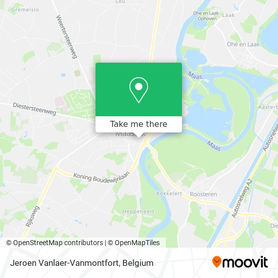 Jeroen Vanlaer-Vanmontfort map