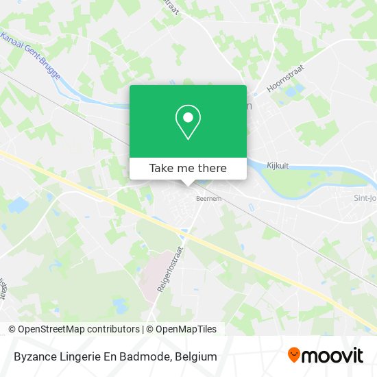 Byzance Lingerie En Badmode map
